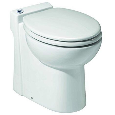 WC broyeur compact SFA Sanicompact 54 – Cuvette céramique anticalcaire – Moteur 550W silencieux – Évacuation jusqu'à 3m de hauteur
