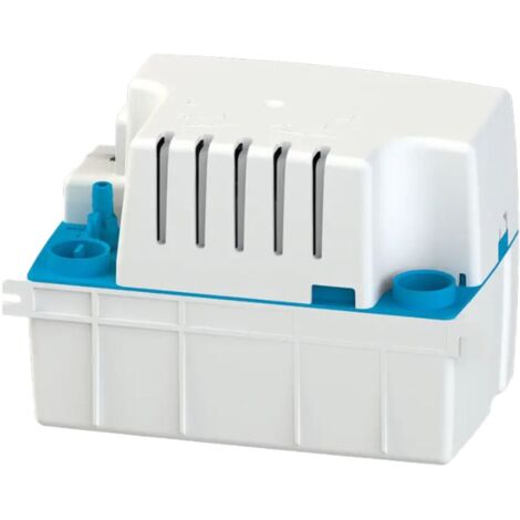 SFA – Pompe de condensation Sanicondens Pro – Évacuation jusqu'à 342 l/h – 2 entrées de 28 mm – Débit vertical 4,5 m – Pré-câblée avec alarme