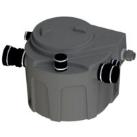 SFA – Station de relevage SaniFos 110 – 11.000 L/u – 1500W – Hauteur de refoulement 14 m – Broyeur intégré pour eaux usées – Contenance 110 litres