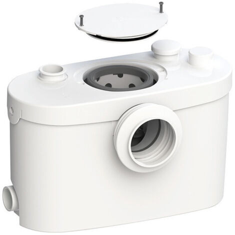 SFA - Tritarifiuti Silenzioso (46 dB) Sanipro XR Up - Tritarifiuti per bagno completo - Facilità di installazione e manutenzione - 43,2 x 23,9 x 31,9 cm - 400W - Made in France