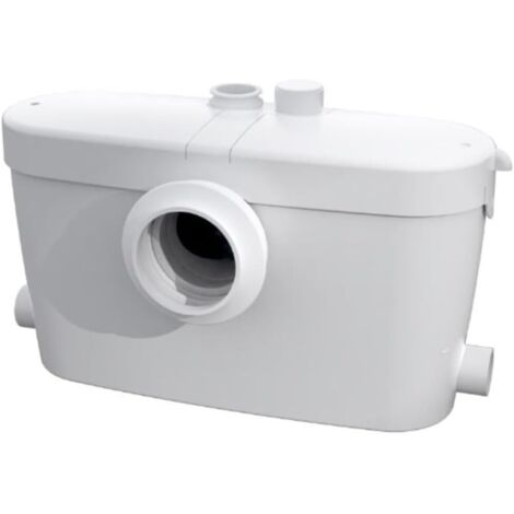 SFA - Saniaccess 3 - Trituratore WC e bagno - Evacuazione Acque Reflue - 4 Ingressi WC, Lavamani, Doccia, Bidet - Potente, Silenzioso - Manutenzione Semplice - 49 x 22,7 x 33,2 cm - 400 W - Made In Fr