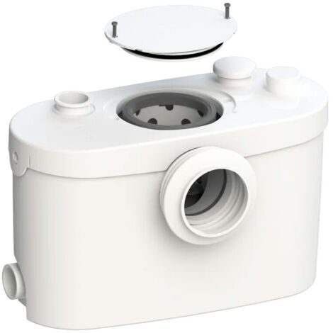 SFA - Sanibroyeur Silencioso (46 dB) Sanipro XR Up - Triturador de WC para cuarto de baño completo - Fácil instalación y mantenimiento - 43,2 x 23,9 x 31,9 cm - 400 W - Fabricado en Francia