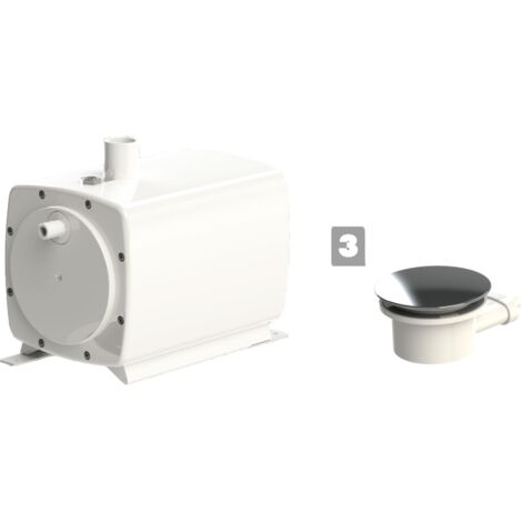 Sistema de elevación de aguas residuales 0051P Sanifloor + 3 para platos de ducha extraplanos SFA (1/5)
