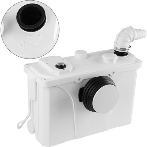 Jiubiaz station de relevage 700W Eaux usées Matières fécales, Pompage Broyeur Sanitaire pour WC Douche (1/5)