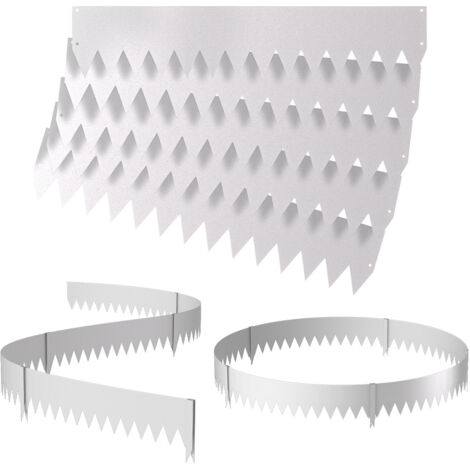 Bordure De Jardin Flexible 10 M - Noir, 4 Cm De Haut - Avec 30 Piquets Inclus - Pour Délimiter Pelouse, Parterres, Allées - 9