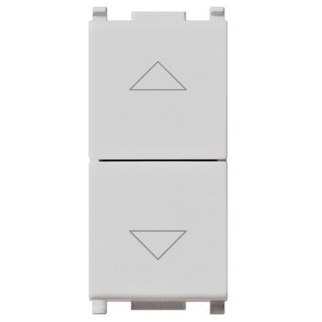 14060.Sl Interruptor 2P 10A a dos botones Silver Plana