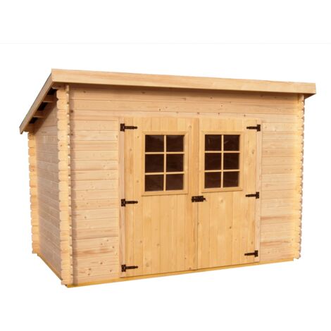Casita del Bosque en madera maciza de tablón de 20 mm - 3,00X1,84 m