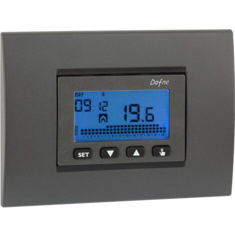 Termostato programable empotrado Dafne semanal (1/3)
