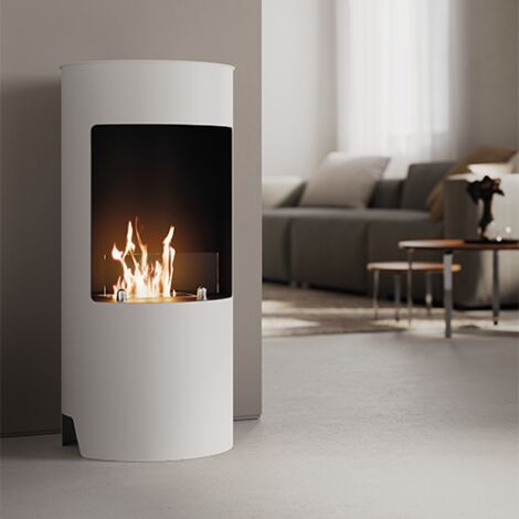 Chimenea de bioetanol Cortina Blanca - 2500 W