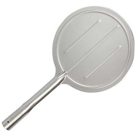 Paleta para pizza de acero inoxidable con rayas de 19 cm