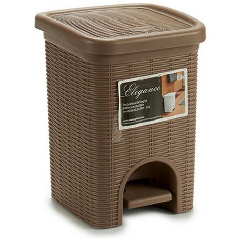 Cubo de basura Elegance Mini Tostado L 6 Stefanpl