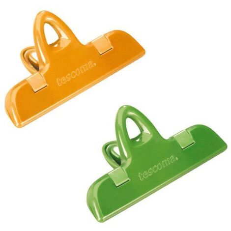 Clips para bolsas con pinza de 11 cm, 2 piezas. Presto Tescoma 420764