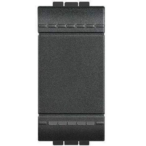 L4005N Botón 1 Módulo No 10A 250Vac Antracita Livinglight