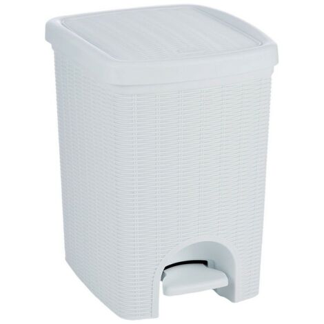 Cubo de basura Elegance Blanco L 20 Stefanpl