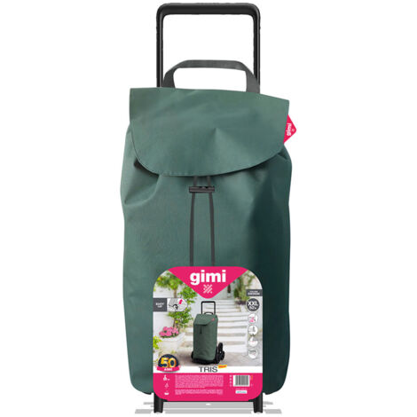 Carrito de compras Tris Verde L 52 51X44 H 96 Gimi