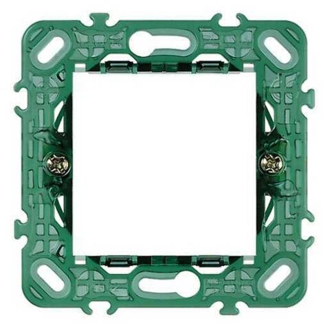 Soporte para cajas empotradas de 2 módulos plana 14602