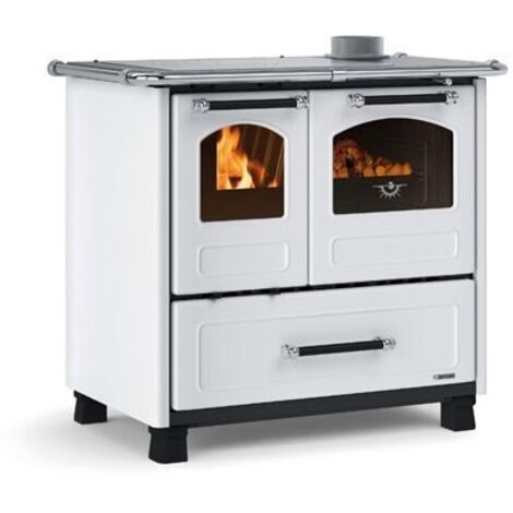 Cocina de leña Family 4,5 Blanca Nordica Modelo 7014003