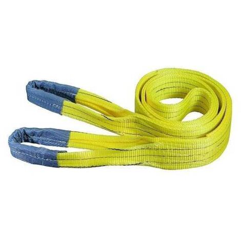 Tirantes para Elevación Vigor Amarillo Capacidad 3 Toneladas 90mm 2 m