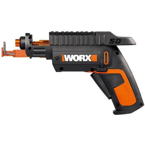 Destornillador inalámbrico Worx WX255 de 4 voltios con cambio automático de puntas y soporte integrado para puntas para bricolaje. (1/5)