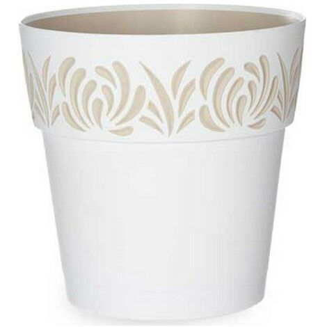Vaso Gaia Redondo Ris. Agua Blanco 25 H 25 Stefanpl (1/2)