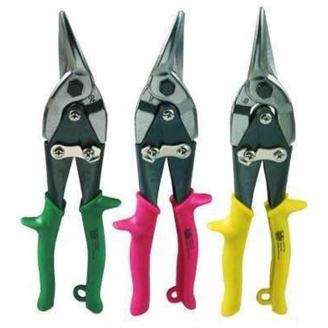 Alicates para láminas de 2 niveles Vigor Verde, hojas derechas, 250 mm (1/3)