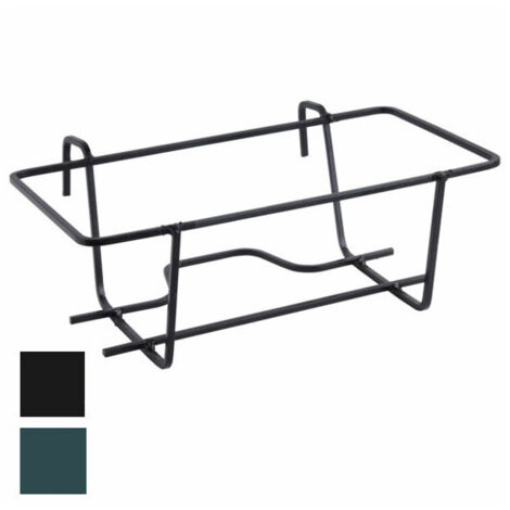Soporte para macetas de balcón fijo recto, verde, de 60 cm Mille
