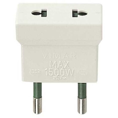 Adaptador S10 - EE.UU.+UE Blanco
