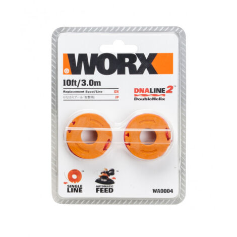 Carrete de hilo de repuesto WA0004 de 1,65 mm para desbrozadoras eléctricas - Worx (1/3)