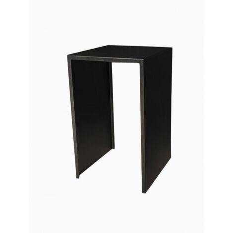 Soporte de metal para plantas Wanda, 30 x 30 x 70 cm, negro, Tecnokit (1/5)
