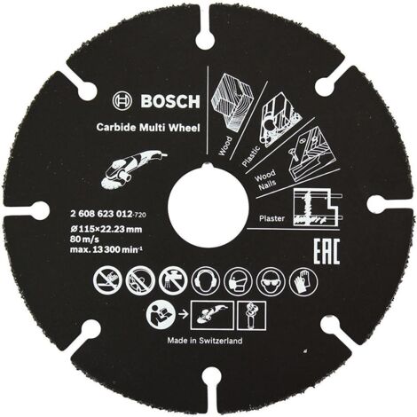 Cuchilla circular para sectores 115X1 F.22 de carburo Bosch (1/5)