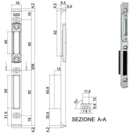 Encuentro Cerraduras Sicurtop Mm 18X208 W11692 Agb