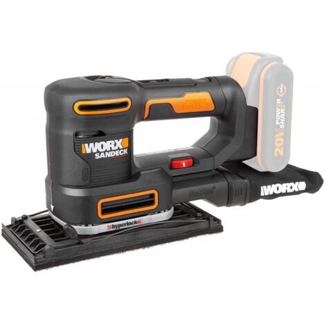 Lijadora multifunción Worx WX820 de 20 voltios y 5 en 1 con batería de 2 Ah para acabados y detalles.