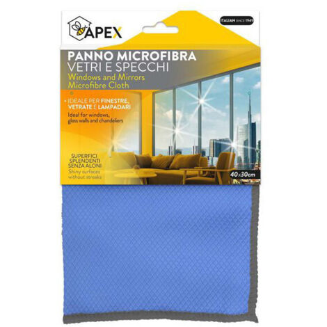 Paño de microfibra para vidrio 30x40 cm 15087 Apex