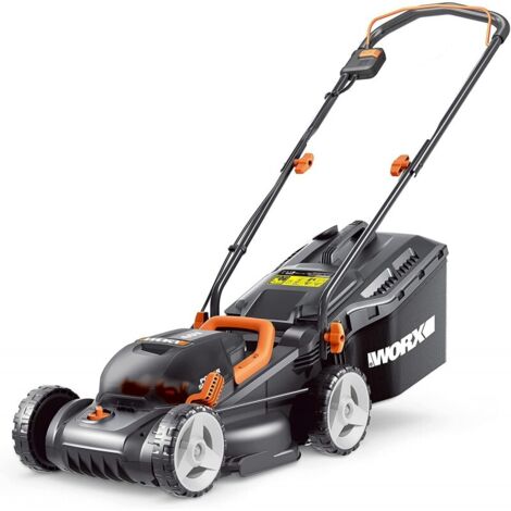 Cortacésped a batería 2 x 20V/4,0 Ah Litio Cargador doble rápido Worx WG779E.1