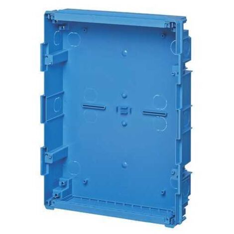 V53324 Caja empotrada para centralita estética 24M azul
