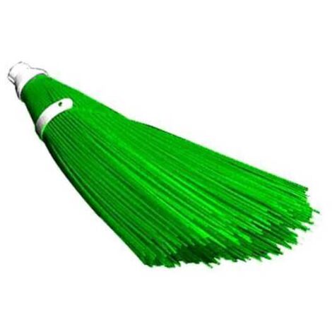 Escoba y Cepillo de Plástico Extra Verde