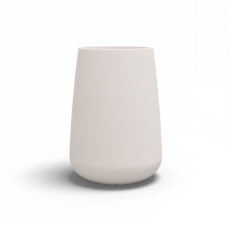 Vaso de polímero Monacis Goccia Top Cromia Blanco Ø 54 - h 75cm. (1/2)