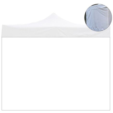 Cubierta lateral para cenador Blanco impermeable para cenador resellable 300x450 cm (1/2)
