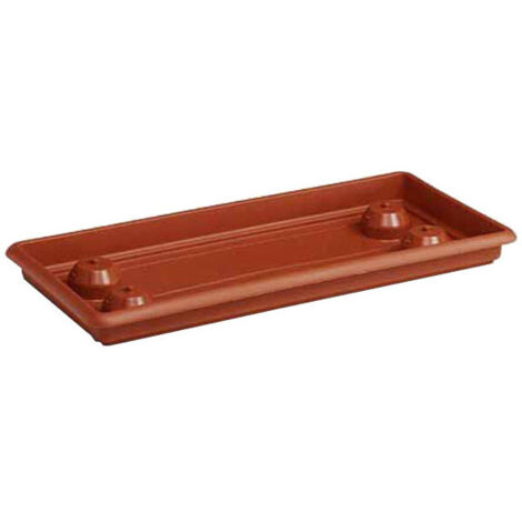 Bandeja de suelo rectangular de cerámica cocida 80x33 Stefanpl