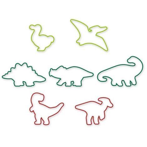 Cortador de galletas de dinosaurios, 7 piezas, Delicia Tescoma (1/3)