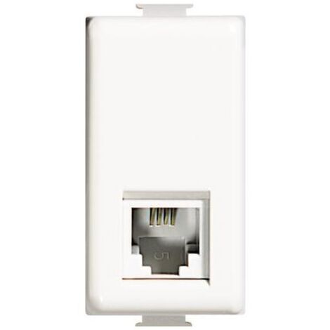Am5958/11N Conector Telefónico RJ11 K10 Blanco Mate