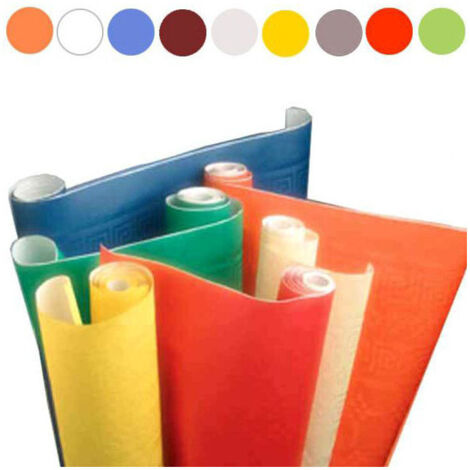 Mantel de papel rojo H 120 M 50 Infibra