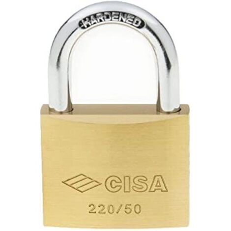 Candado de latón de 50 mm 21010 Cisa Ll
