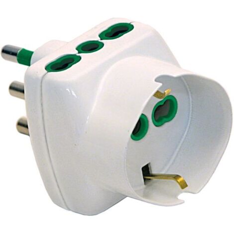 Adaptador Fanton 82240 de S17 a 2P17/11+1P40 Sistema Vertical Blanco (1/5)