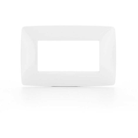 GW16104Tb Placa One 4 Módulos Blanco Latte