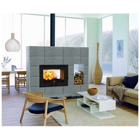 Inserto para chimenea de leña F.lli Lerda L-70 Bifacial 14 Kw