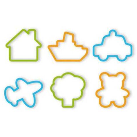 Set de cortadores para galletas infantiles, 6 piezas, Delicia Tescoma 630921