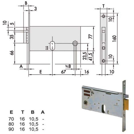 Electrocerrojo Inf. Fasce All 14450-80-0 Cisa
