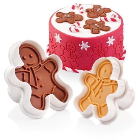 Set de cortadores de galletas de personajes, 2 piezas, Delicia Tescoma 630858 (1/4)