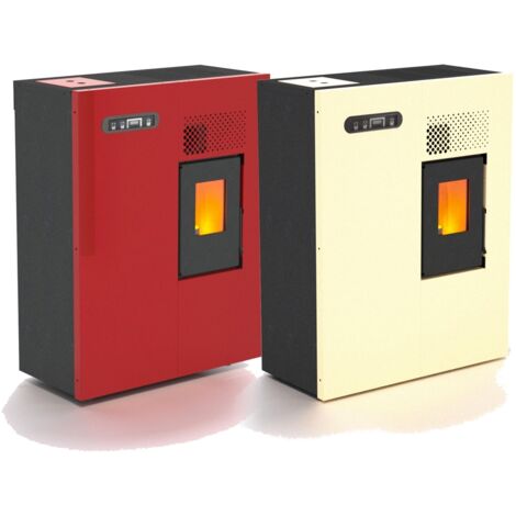Estufa de pellet Punto Fuego Camilla 5,6Kw Marfil
